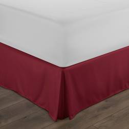 Home Collection Premium Skirt Valance Sheet Red