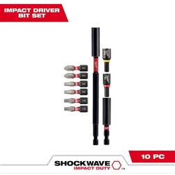Milwaukee SHOCKWAVE 10-Piece Impact Driver Guide Bit Set