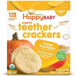 Happy Baby Organic Teethers Crackers Mango & Pumpkin Crawling 0.14