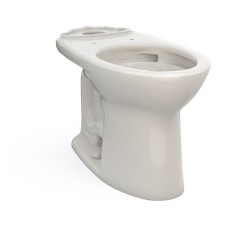 Toto Drake Elongated TORNADO FLUSH Toilet Bowl with CEFIONTECT, Sedona Beige C776CEG#12