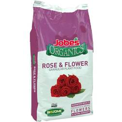 Jobe's Organics 16 lb. Rose Flower Plant Food Fertilizer with Biozome, OMRI Listed