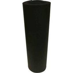 Rubber-Cal "Recycled Flooring" 1/4 in. x 4 ft. x 9 ft. Black Rubber Mats