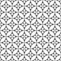 Brewster 4'x5' Set of 20 Fleur Peel & Stick Floor Tiles Black