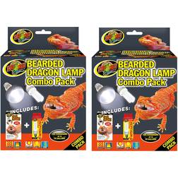 Zoo Med Bearded Dragon Lamp Combo Pack, Pack of 2 bulbs Night Light