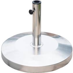 OutSunny 55lb Round Stainless Steel Umbrella Stand Base