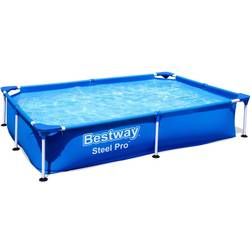 Bestway 7.25-ft x 4.9-ft x 17-in Rectangle Above-Ground Pool Polyester 88451