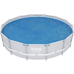Bestway 13.67-ft x 14-ft Polyethylene Solar Pool Cover in Blue 74867