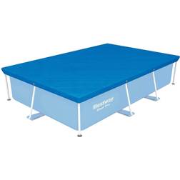 Bestway Flowclear Rectangular Pro Blue Above Ground Swimming Pool Leaf Cover
