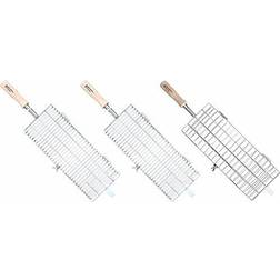BRAZILIAN FLAME Set of 3 Grill Baskets for your Brazilian Flame 3 Skewer