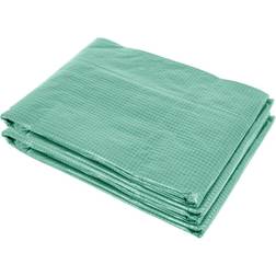 OutSunny 118 78.75 78.75 Green Replacement Greenhouse Cover Tarp with 12 Zipper Door