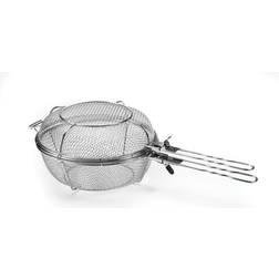Outset Media Jumbo Grill Basket W/ Removable Handles