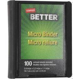 Staples Better 1-Inch Round 3-Ring Micro View Binder