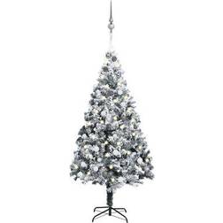vidaXL Artificial With LED Lights And Ball Set Christmas Tree 70.8"