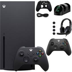 Microsoft Xbox Series X 1TB Console with Extra Black Controller Accessories Kit