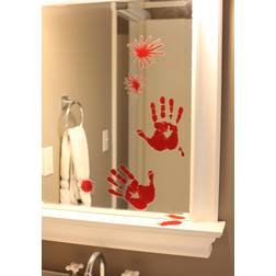 Beistle Bloody Horror Handprint Decoration Red One-Size