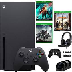 Microsoft Xbox Series X 1TB Console with Games and Accessories Kit