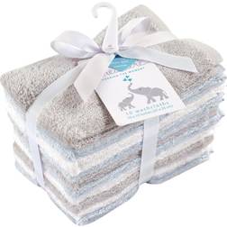 The Little Treasures Little Treasures 10-Pack Luxurious Washcloths In Blue/grey grey 10 Pack