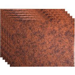 Fasade Hammered 24.25-in x 18.25-in Moonstone Copper Backsplash Panels PB5518