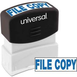 Universal Message Stamp, FILE COPY, Pre-Inked One-Color, Blue