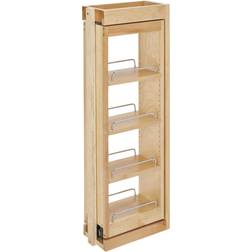 Rev-A-Shelf 432-Wfbbsc33-6C 432 Series 6 Pull Out Base Cabinet Filler Natural Maple