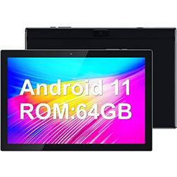 Tablet 10 inch, Android 11 Tablet 64GB Quad Core Tablets PC, Support Most 512GB Expand, IPS Screen, WiFi Tableta Computer PC 6000mAh Big Battery Life
