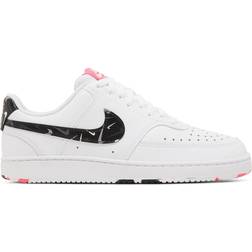 Nike Court Vision Low W - White/Multi-Color/Hyper Pink