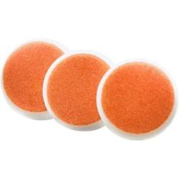 Zoli Buzz B 3-Pack 12M Stage 4 Nail File Replacement Pads Orange