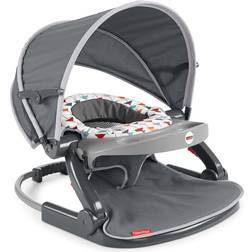 Fisher Price Arrows Away On-The-Go Sit-Me-Up Floor Seat In Grey Multi Multi Infant Seat