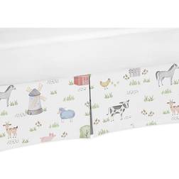 Sweet Jojo Designs Farm Animals Boy or Girl Pleated Crib Bed Skirt