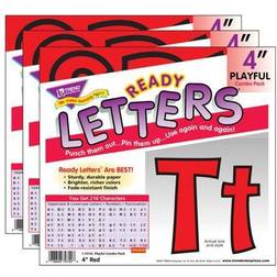 Trend Red 4 Playful Combo Ready Letters 3 Packs