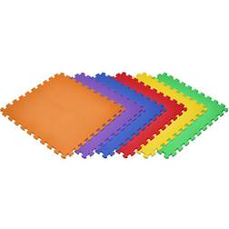 Rainbow Interlocking Foam Flooring (6-Pack) 241647