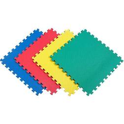 Multi-Color Interlocking Foam Flooring (4-Pack) 240147