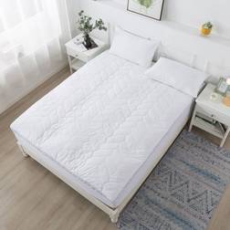 Waverly St James Quilted Cotton Top Blankets White