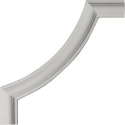 Ekena Millwork Ashford Smooth 12-in x 1-ft Primed Urethane Wall Panel Moulding in White PML12X12AS