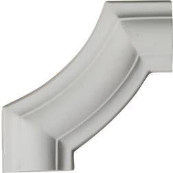 Ekena Millwork Ashford Smooth 4-in x 0.33-ft Primed Urethane Wall Panel Moulding in White PML04X04AS