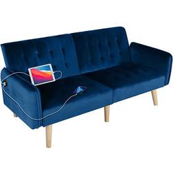 TYBOATLE Modern Convertible Sofa 63" 3 Seater