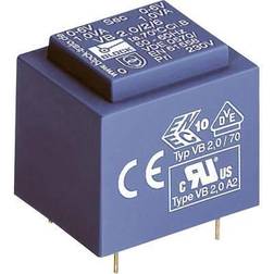 Block VB 2,8/2/9 PCB mount transformer 1 x 230 V 2 x 9 V AC 2.80 VA 155 mA