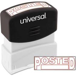 Universal Message Stamp, Posted, Pre-Inked/Re-Inkable, Red
