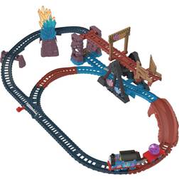 Thomas & Friends and Toy Train Set with Motorized Train and Tipping Bridge, 8 Feet of Track, Crystal Caves Adventure Set