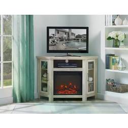 Walker Edison Fireplace Media TV Bench 48x32"