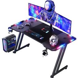 HLDIRECT MLHD14 LED Gaming Desk - Black