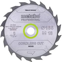 Metabo 4061792173736 628294000 Rundsavklinge cordless cut wood, kvalitet professional, til håndrundsav