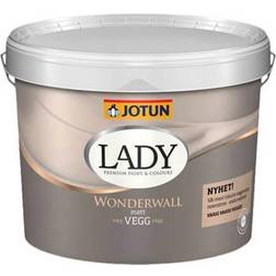 Jotun Lady Wonderwall Veggmaling Hvit 9L