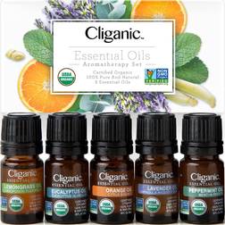 Cliganic Organic Essential Oils Set 5-pack