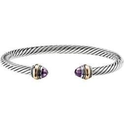 David Yurman Cable Classics Bracelet - Silver/Amethyst