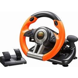 PXN V3IIIO Game Steering Wheel - Black/Orange