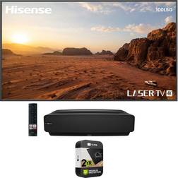 Hisense 100L5G 100 4K Ultra-Short-Throw LASER TV & 100'' ALR Screen Warranty Bundle