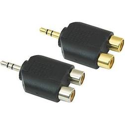 Recorder Technologies 1/8" Stereo To 2 Rca