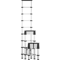 Cosco SmartClose 12 ft. Aluminum Telescoping Extension Ladder, Load Capacity 300 lbs. ANSI Type 1A