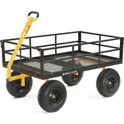 Gorilla Carts GOR1400-COM 1400-lb. Heavy-Duty Steel Utility Cart 15 Tires